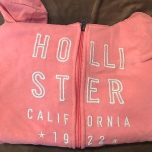 Hollister zip sweatshirt